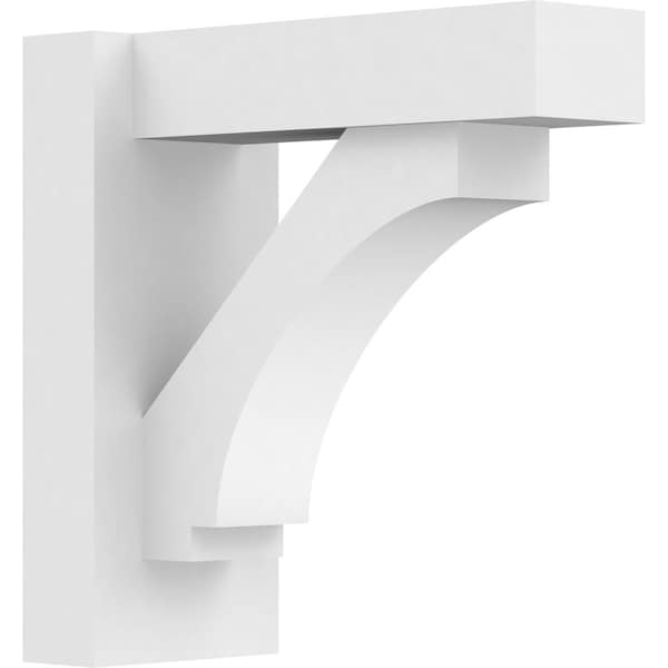Ekena Millwork Imperial Architectural Grade PVC Outlooker with Block Ends, 5"W X 12"D X 12"H OUTP05X12X12IMP05 - main